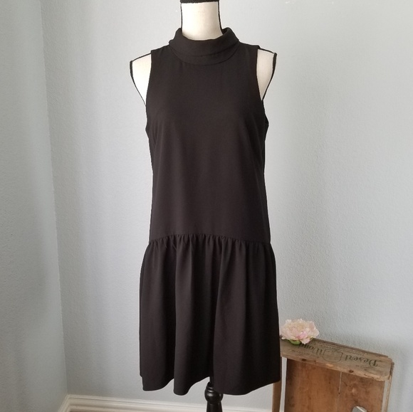 Eliza J Dresses & Skirts - Eliza J drop waist sleeveless black dress Size 8